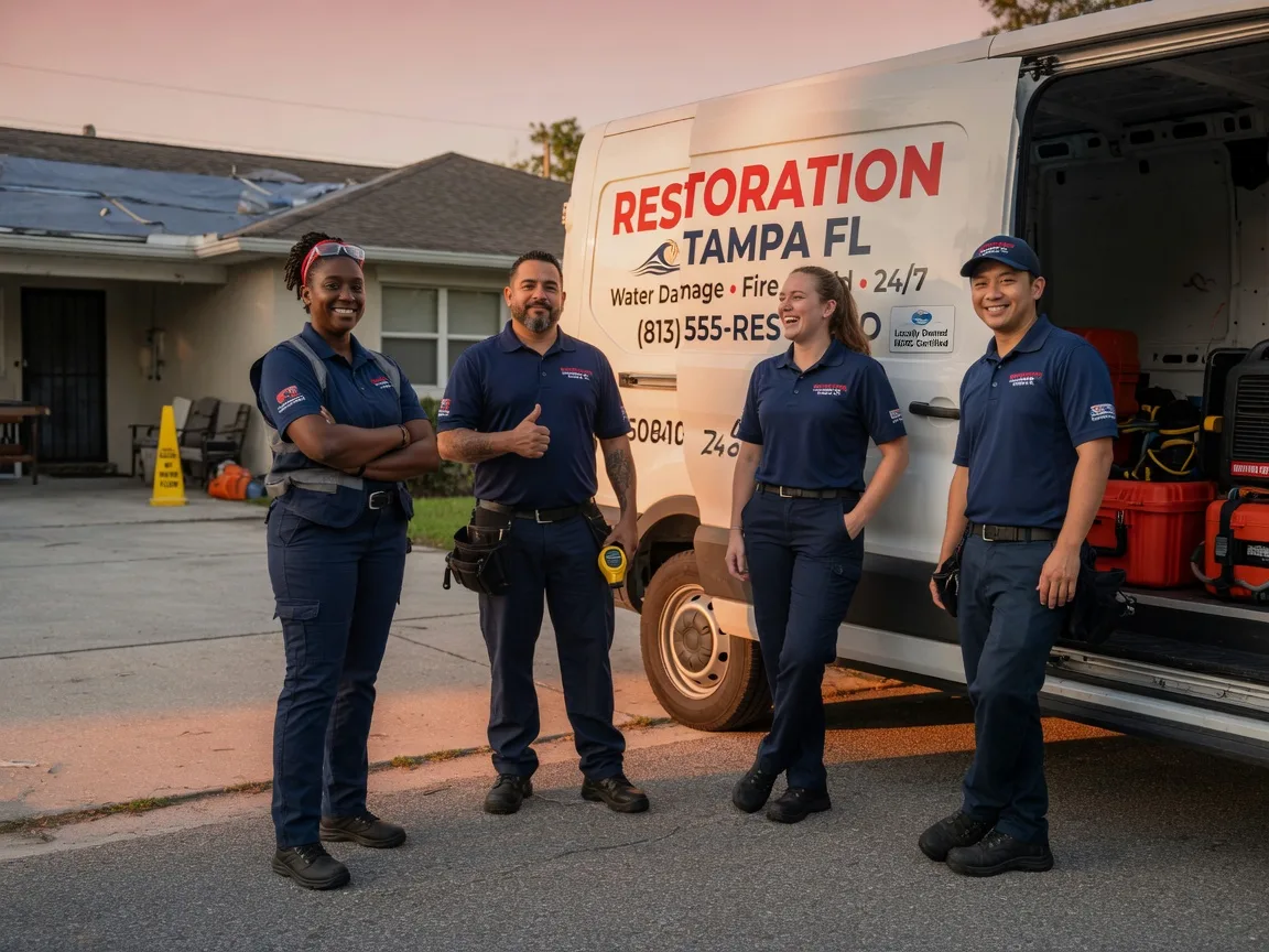 Water Damage Restoration company in Rhome, TX
